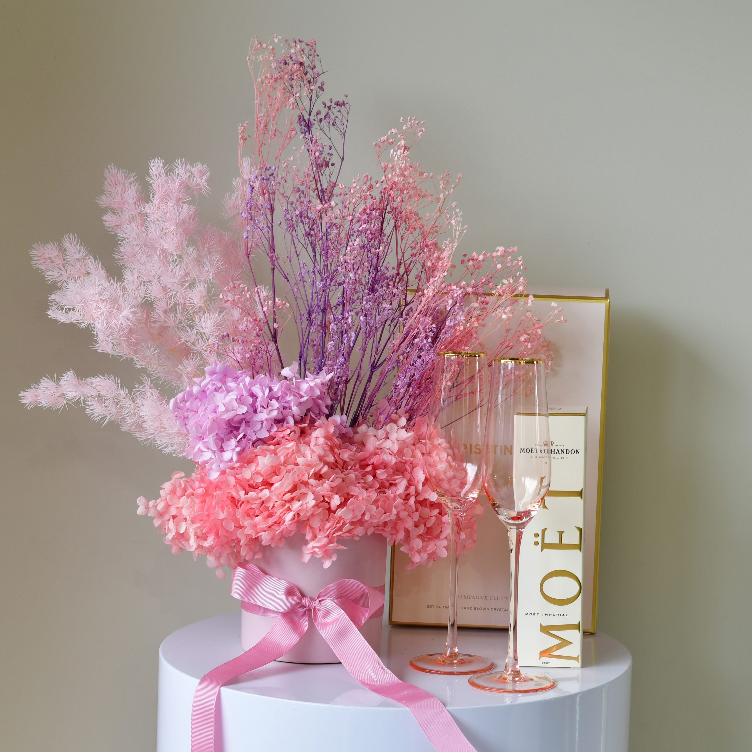 Dried Flower Arrangements Sydney Delivery - Preserved Flowers in a Vase